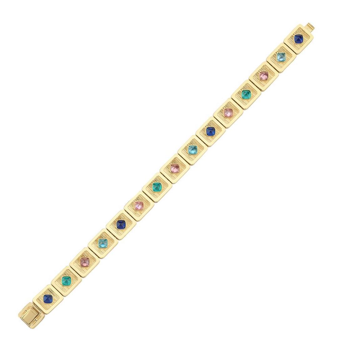 Gökkuşağı Kare Renkli Bileklik