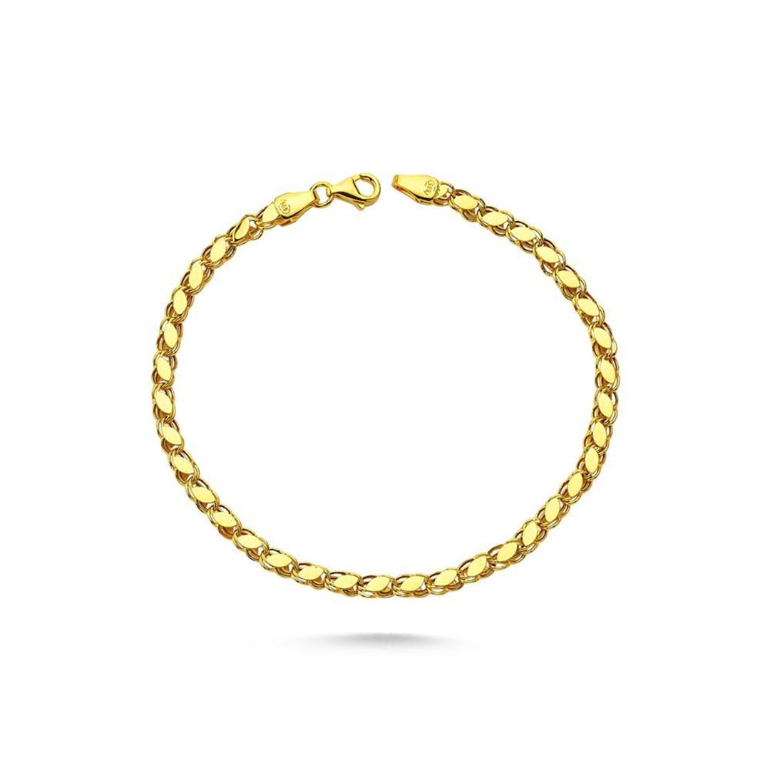 Pullu Zincir Bileklik 19 Cm