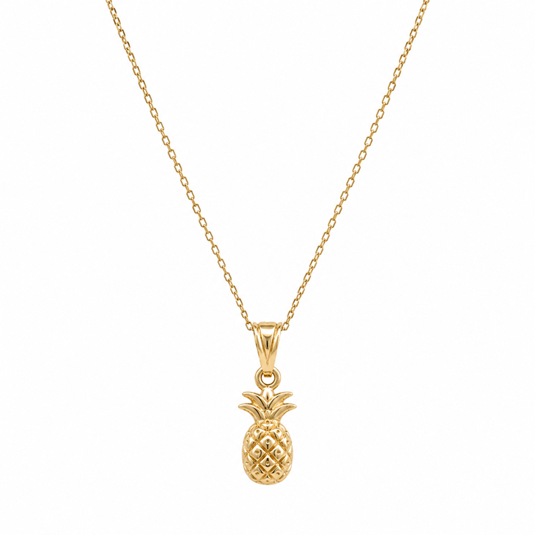 Ananas Tasarım Kolye(12 Mm*7 Mm 4.5Mm)